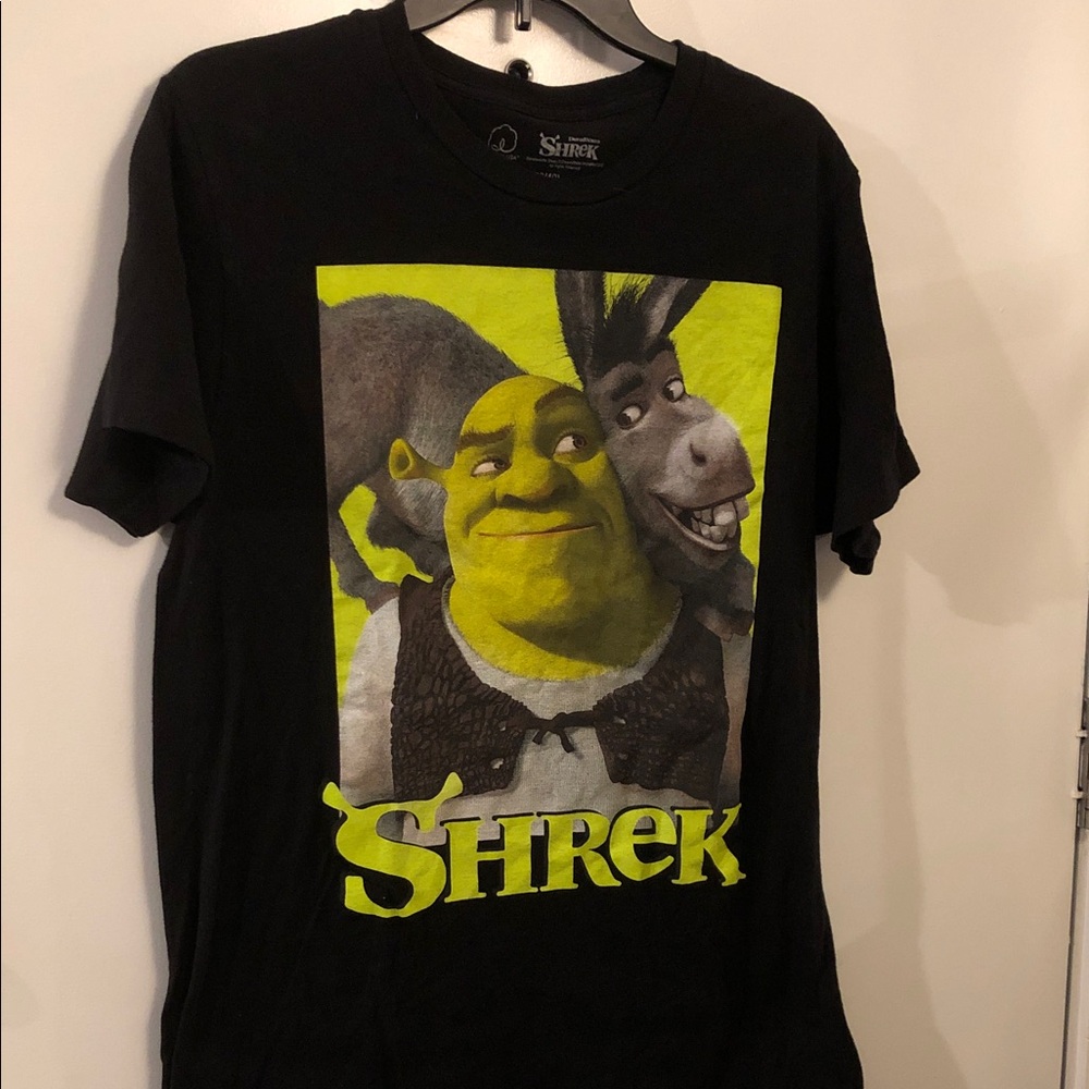 Graphic Tee - Black with Green Print